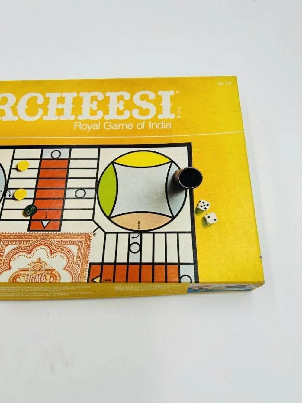 Vintage Parcheesi Royal Game of India, 1982 Edition Selchow & Righter Complete